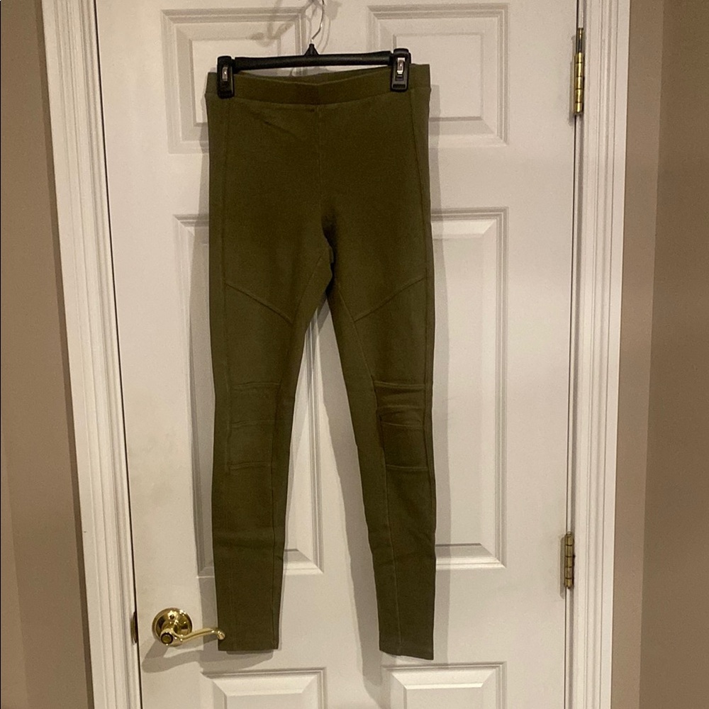 Express Olive Green Leggings